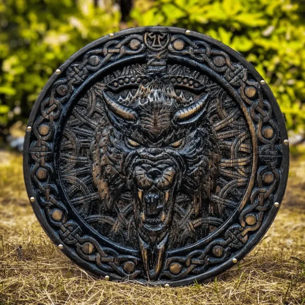 Norse Wolf Shield