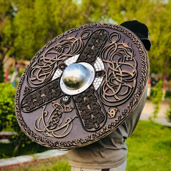 Hand-Carved Shield