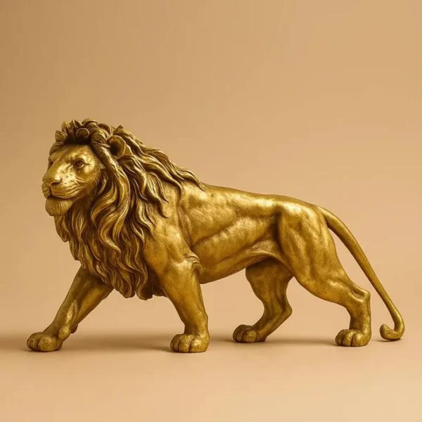 Regal Lion Figurine Gift