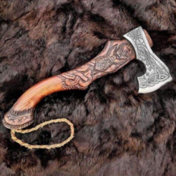 cuatom Hand-Forged Viking Axe