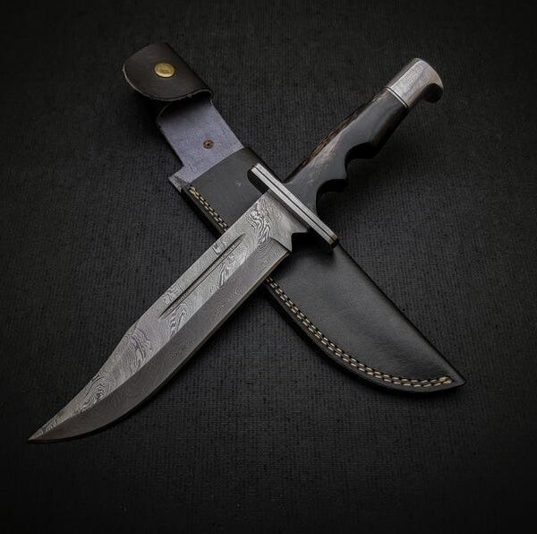 Scream Replica Knife | Damascus Steel Buck Knife Gift