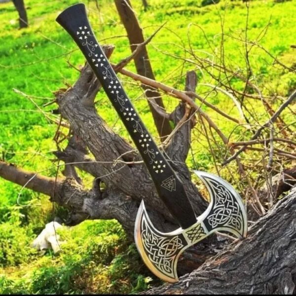 Handmade Viking Double Headed Axe